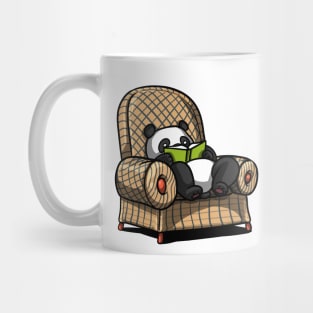 Panda Bear Book Reading Lover Mug